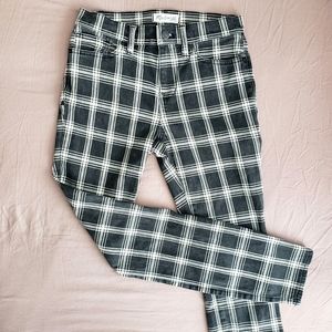 Madewell skinny plaid pants